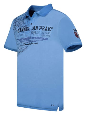 Canadian Peak Poloshirt "Kobias" in Blau