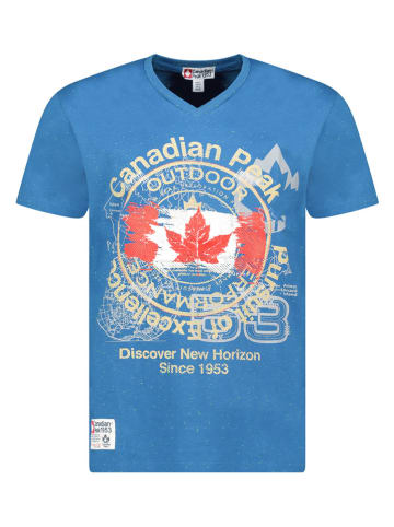 Canadian Peak Koszulka "Japple" w kolorze niebieskim