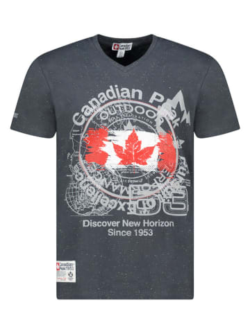 Canadian Peak TShirt "Japple" in Anthrazit