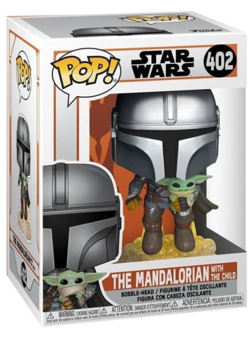 Funko Sammelfigur "Funko POP! The Mandalorian Mando Flying" in Grau - ab 6 Jahren