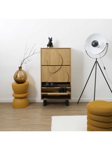 Rétro Chic Schoenenkast "Calypso" lichtbruin - (B)60 x (H)115 x (D)24 cm