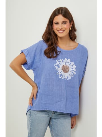 Lin Passion Leinen-Shirt in Blau