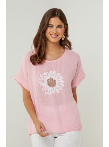 Lin Passion Linnen shirt lichtroze