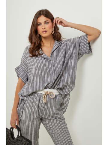 Lin Passion Blouse grijs