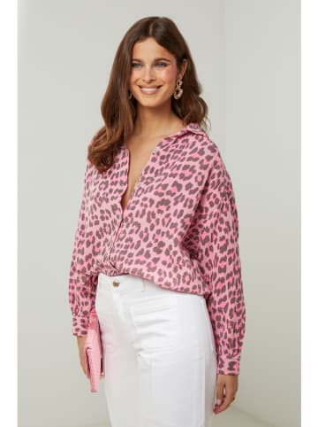 Lin Passion Bluse in Rosa