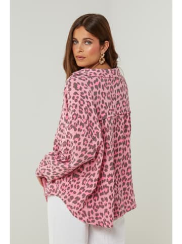 Lin Passion Bluse in Rosa