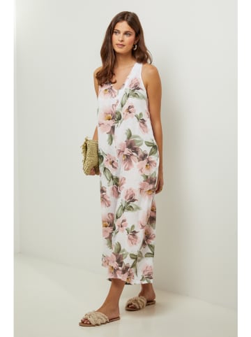 Lin Passion Linnen jumpsuit wit