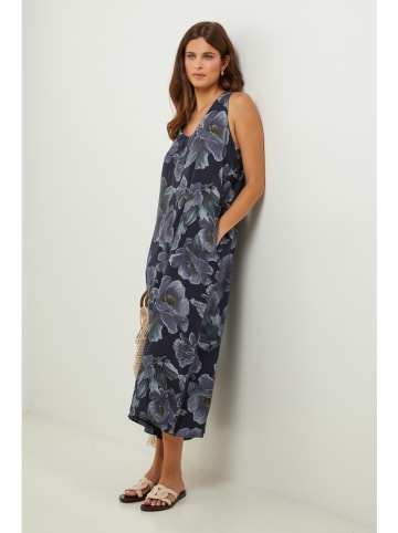 Lin Passion Leinen-Jumpsuit in Dunkelblau