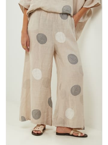 Lin Passion Leinen-Hose in Beige