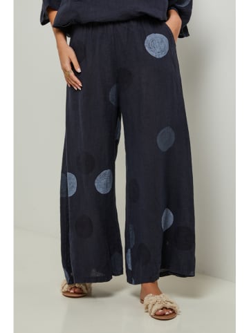 Lin Passion Leinen-Hose in Dunkelblau
