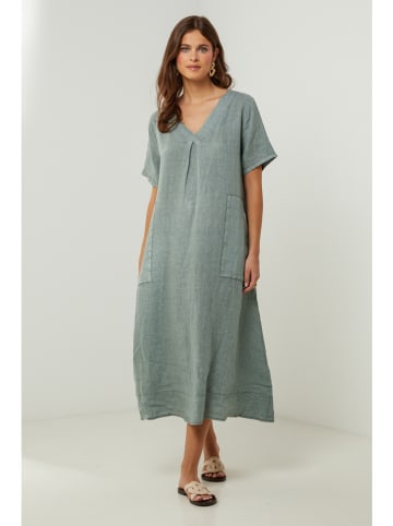 Lin Passion Linnen jurk blauw