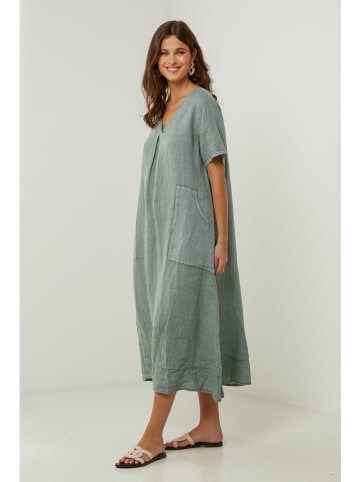 Lin Passion Linnen jurk blauw