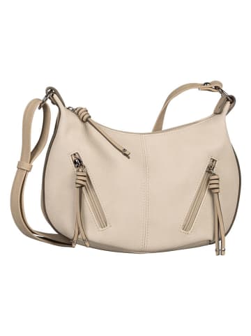 Tom Tailor Umhängetasche "Caia" in Creme - (B)25 x (H)21 x (T)9,5 cm