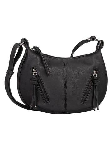 Tom Tailor Umhängetasche "Caia" in Schwarz - (B)25 x (H)21 x (T)9,5 cm