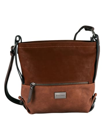 Tom Tailor Umhängetasche "Elin" in Braun - (B)28,5 x (H)26 x (T)9 cm