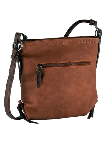 Tom Tailor Umhängetasche "Elin" in Braun - (B)28,5 x (H)26 x (T)9 cm