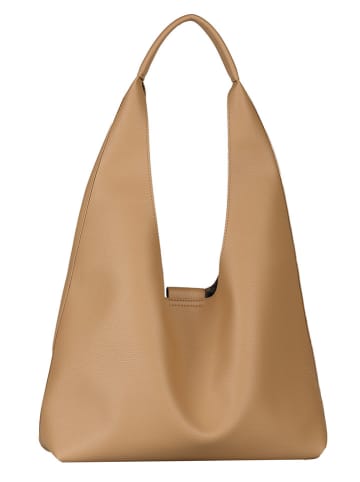Tom Tailor Schultertasche in Hellbraun - (B)44 x (H)30 x (T)13 cm