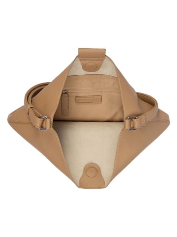 Tom Tailor Schultertasche in Hellbraun - (B)32 x (H)25 x (T)11 cm