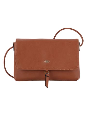 Tom Tailor Umhängetasche "Luna" in Hellbraun - (B)21 x (H)13 x (T)5 cm
