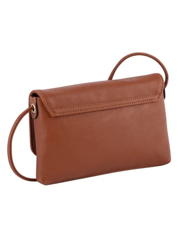 Tom Tailor Umhängetasche "Luna" in Hellbraun - (B)21 x (H)13 x (T)5 cm