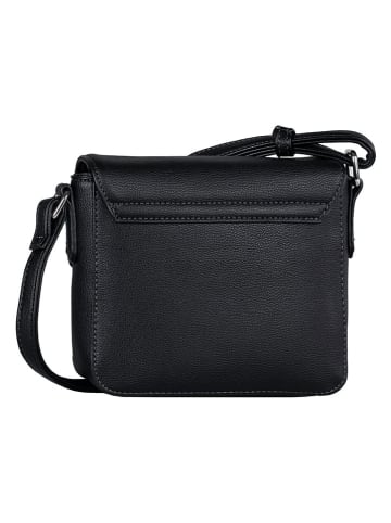 Tom Tailor Umhängetasche "Nance" in Schwarz - (B)17 x (H)16 x (T)5,5 cm