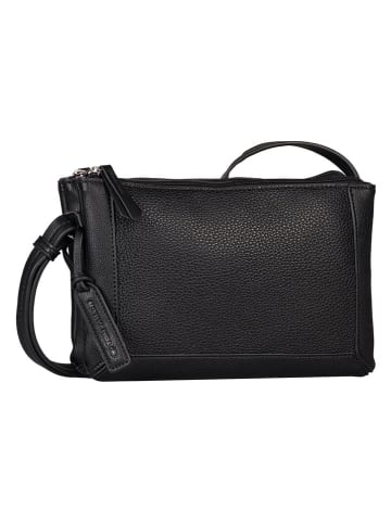 Tom Tailor Umhängetasche "Nara" in Schwarz - (B)23 x (H)16 x (T)6 cm