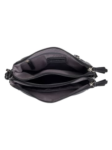 Tom Tailor Umhängetasche "Nara" in Schwarz - (B)23 x (H)16 x (T)6 cm