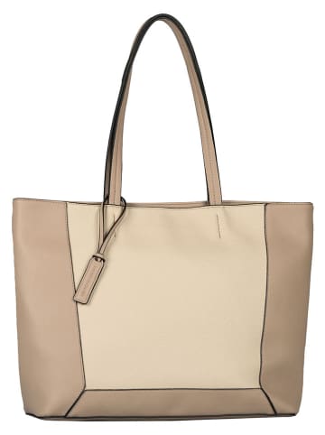 Tom Tailor Shopper "Nara" beige - (B)44 x (H)31 x (D)12 cm