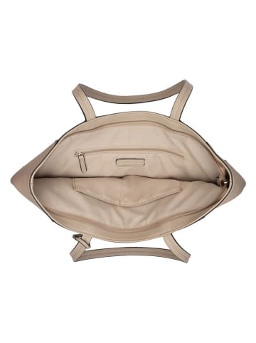 Tom Tailor Shopper "Nara" beige - (B)44 x (H)31 x (D)12 cm