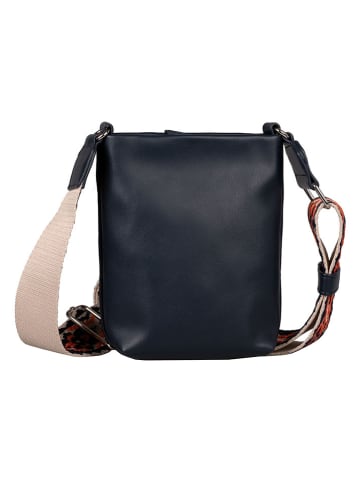 Tom Tailor Handytasche "Palina" in Dunkelblau - (B)15 x (H)19,5 x (T)5,5 cm