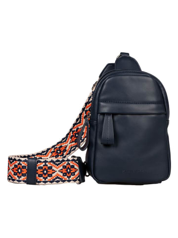 Tom Tailor Rucksack "Palina" in Dunkelblau - (B)16,5 x (H)22 x (T)5,5 cm