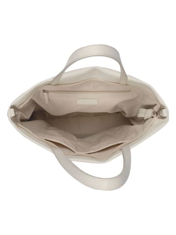 Tom Tailor Shopper "Palina" in Creme - (B)42 x (H)29 x (T)15 cm