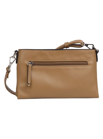 Tom Tailor Umhängetasche "Poppy" in Hellbraun - (B)24,5 x (H)14 x (T)5,5 cm
