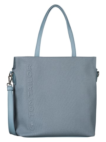 Tom Tailor Shopper "Rosa" in Hellblau - (B)34 x (H)32 x (T)11 cm