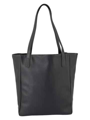 Tom Tailor Shopper "Arona" in Schwarz - (B)41 x (H)35 x (T)14 cm