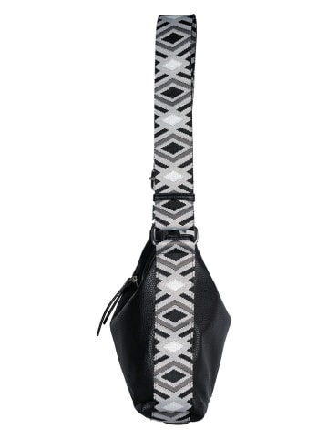 Tom Tailor Schultertasche "Donata" in Schwarz - (B)37 x (H)24 x (T)9 cm