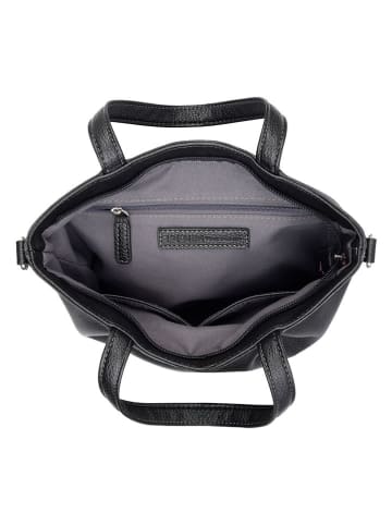 Tom Tailor Henkeltasche "Laurie" in Schwarz - (B)30 x (H)26 x (T)9,5 cm