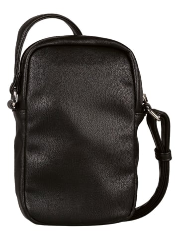 Tom Tailor Handytasche "Maxime" in Schwarz - (B)13,5 x (H)21 x (T)5,5 cm