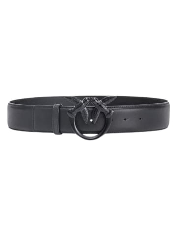 Pinko Leren riem zwart
