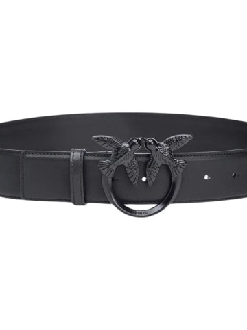 Pinko Leder-Gürtel in Schwarz