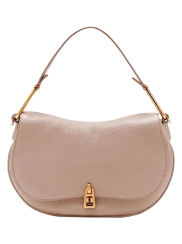 COCCINELLE Leder-Schultertasche in Beige - (B)31 x (H)18 x (T)8 cm
