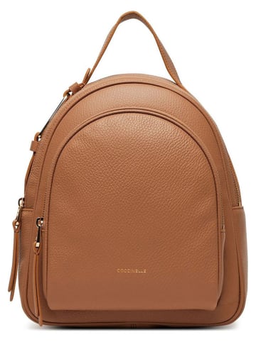 COCCINELLE Leren rugzak lichtbruin - (B)24 x (H)30 x (D)11 cm