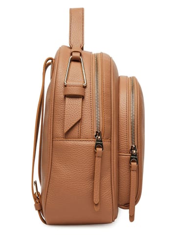 COCCINELLE Leren rugzak lichtbruin - (B)24 x (H)30 x (D)11 cm