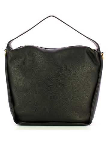 COCCINELLE Leder-Schultertasche in Schwarz - (B)27 x (H)30 x (T)17 cm