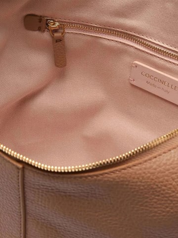 COCCINELLE Leder-Umhängetasche in Hellbraun - (B)25 x (H)27 x (T)16 cm