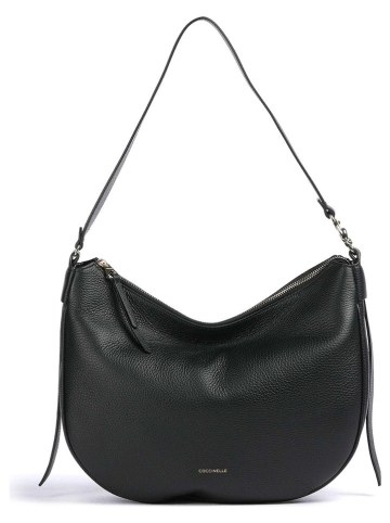 COCCINELLE Leren schoudertas zwart - (B)34 x (H)26 x (D)5 cm