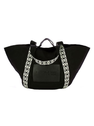 COCCINELLE Schultertasche in Schwarz - (B)34 x (H)33 x (T)6,5 cm