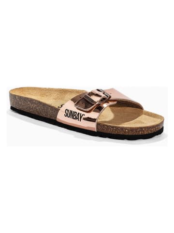Sunbay Klapki "Jasmin" w kolorze jasnoróżowym