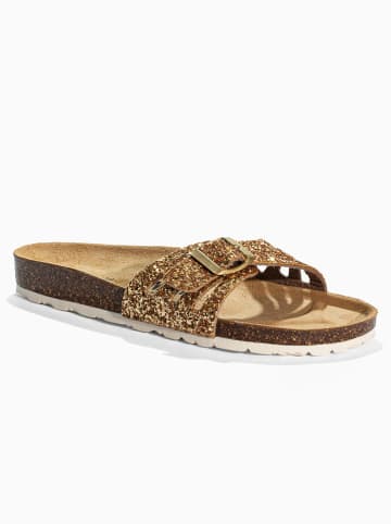 Sunbay Slippers "Freezia" goudkleurig