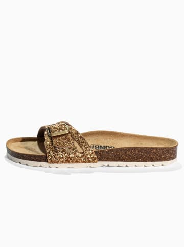 Sunbay Slippers "Freezia" goudkleurig